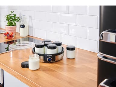 Severin Digital Yoghurtmaskine Stål/Sort