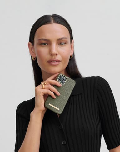 Atelier Case iPhone 13 Khaki Croco