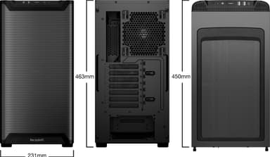 Be quiet! PURE BASE 501 Airflow PC-kabinet (sort)