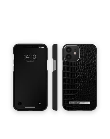 Atelier Case New iPhone 12/12P NeoNoirCrocSilvr