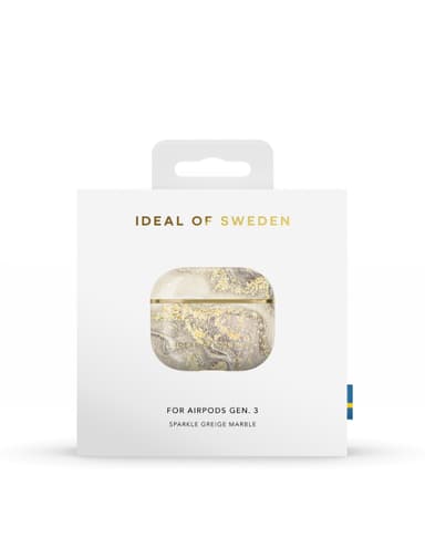 Printed AirPods Case Gen 3 Sparkle Greige Marble