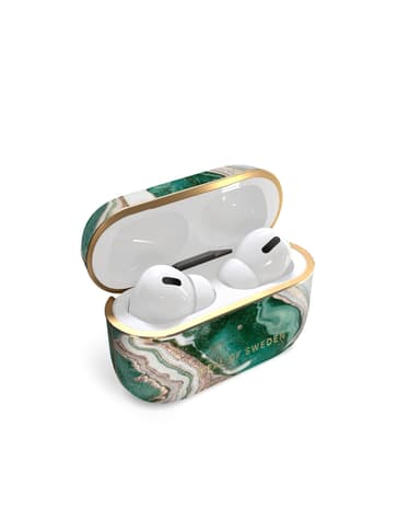 Printed AirPods Case PRO 1/2 Golden Jade Marble