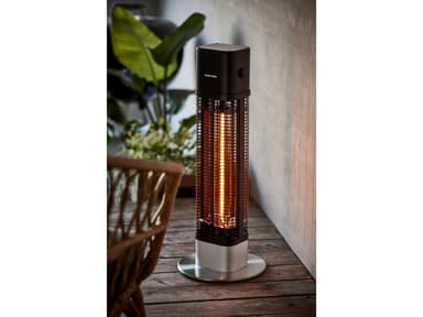 Nordic Sense Terrassevarmer 1200 watt Sort/Sølv