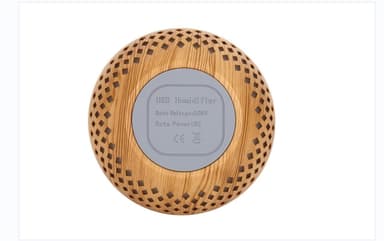Luftfugter/Aroma Diffuser i let trædesign med LED