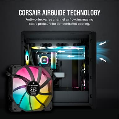 Corsair H100 240mm RGB CPU AIO vandkøler