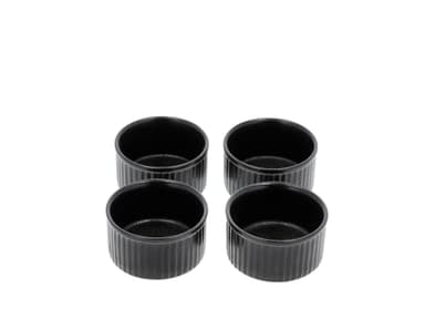 HOLM Ramekin Dia 7 x 3,5 cm 4 stk. Sort