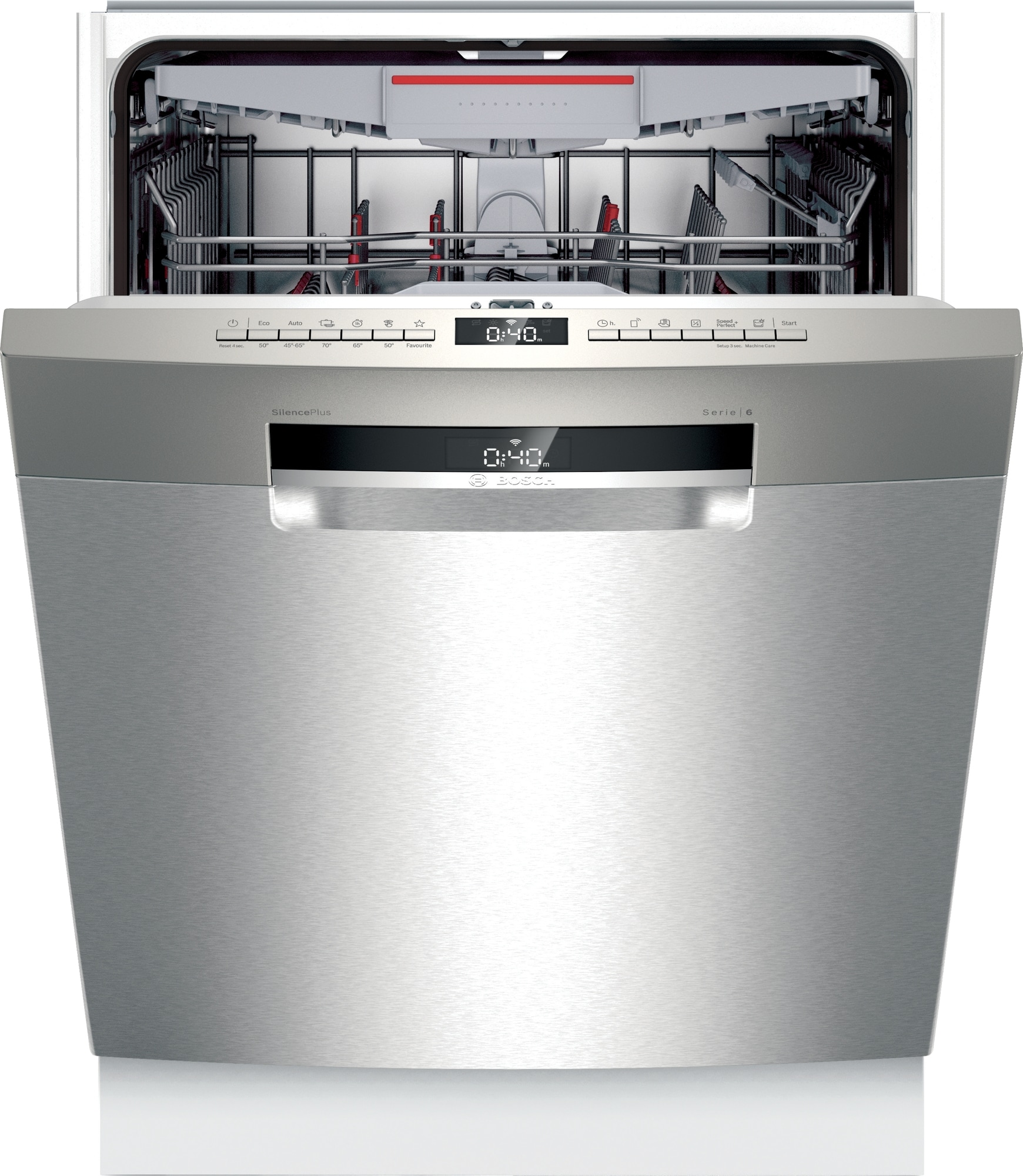 Bosch Serie 6 opvaskemaskine SMU6ECI74S (rustfrit stål) thumbnail
