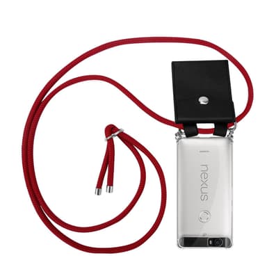 Huawei Google NEXUS 6P Etui Cover Kæde (Rød)