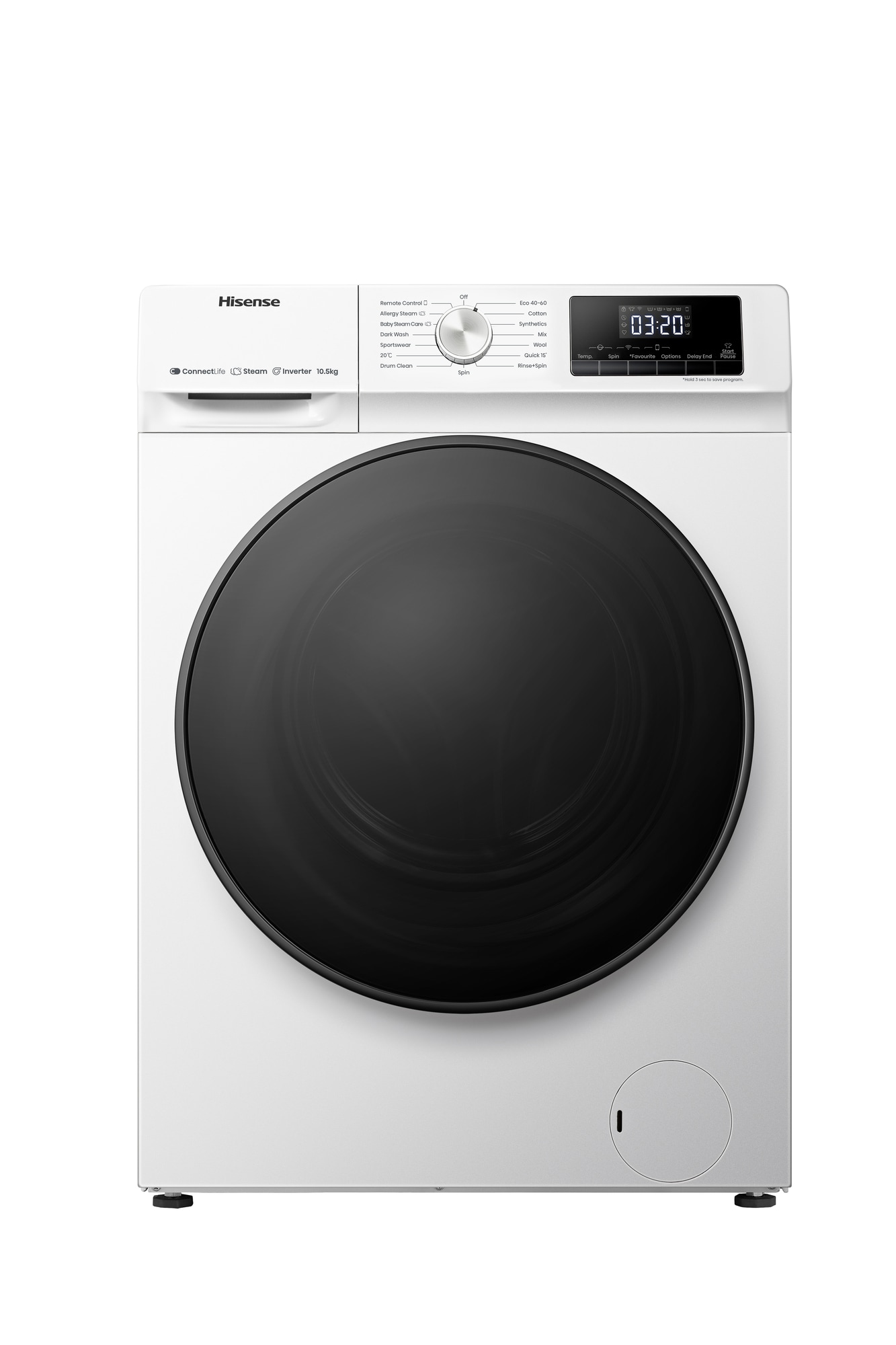 Hisense Washing machine WF3Q1043BW (White) thumbnail