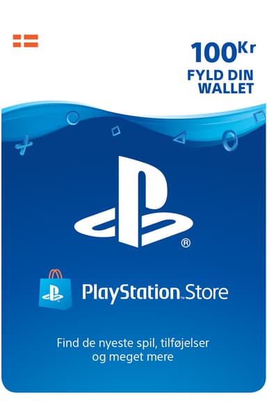 PlayStation Store PSN gavekort 100 DKK