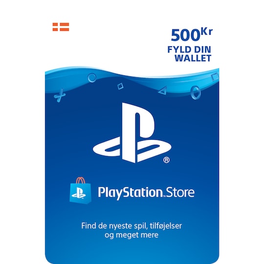 PlayStation Store PSN gavekort 500 DKK