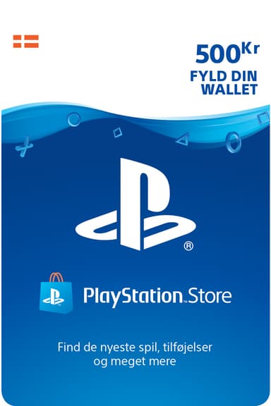 PlayStation Store PSN gavekort 500 DKK