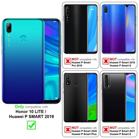 Honor 10 LITE / Huawei P SMART 2019 Etui Cover Kæde