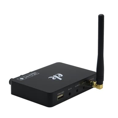 Karaokemaskine / karaokemixer med to trådløse mikrofoner og smart-tv-kompatibilitet