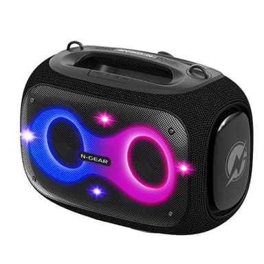 N-GEAR NRG600 Bluetooth-højttaler med 600 watt og 2 mikrofoner