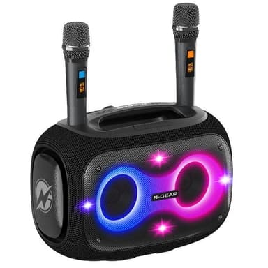 N-GEAR NRG600 Bluetooth-højttaler med 600 watt og 2 mikrofoner
