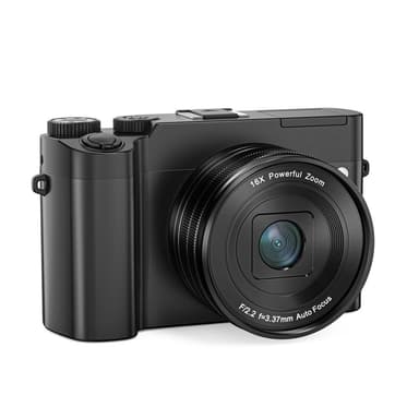 4K Dual Lens-kamera med touch-skærm og 32 GB hukommelseskort
