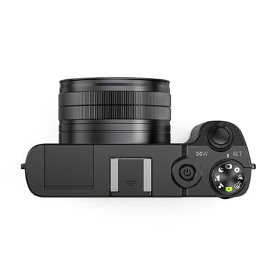 4K 64MP digitalkamera med front- og bagkamera, 32 GB hukommelseskort (DC218)