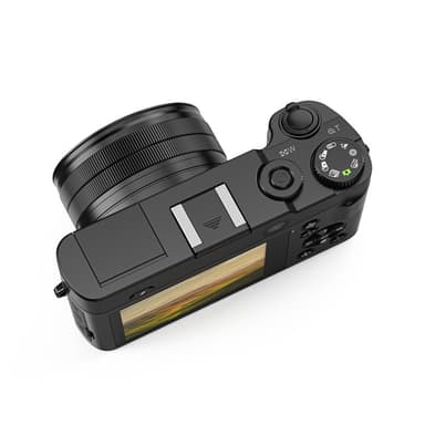 4K Dual Lens-kamera med touch-skærm og 32 GB hukommelseskort