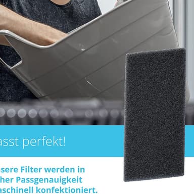 Filter til tørretumbler 4-pak Sort