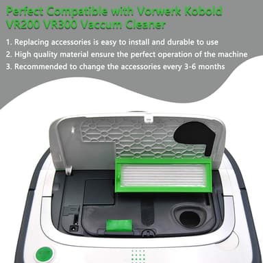 Reservedelssæt til Vorwerk Kobold VR200 VR300 Robotstøvsuger