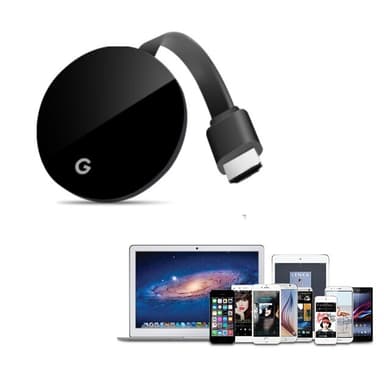 Trådløs HDMI Dongle Receiver 1080P 2.4G/5G Sort