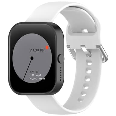 22 mm silikone urrem til CMF fra Nothing Watch Pro Hvid