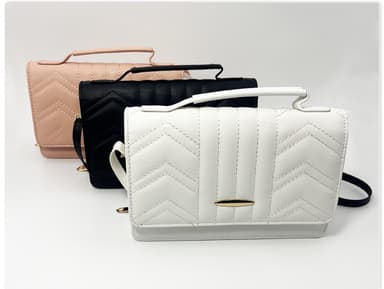 Single Skulder Crossbody-taske til kvinder Sort