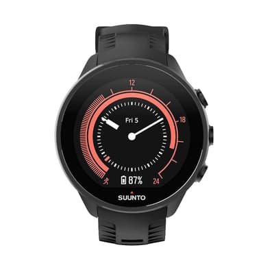 Suunto Spartan Sport Wrist HR/9 Baro/9/D5/7 armbånd (24 mm) silikone Sort  model 2
