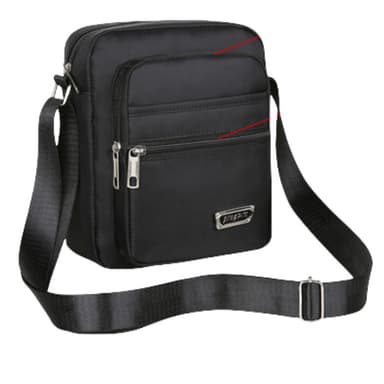 Nylon Crossbody-taske til mænd Fire lynlåse