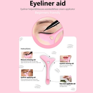 Eyeliner skabelon stencil Lyserød