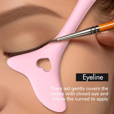 Eyeliner skabelon stencil Lyserød