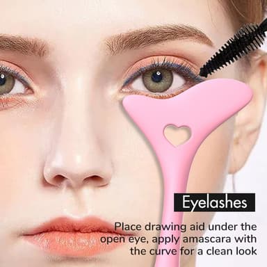 Eyeliner skabelon stencil Lyserød