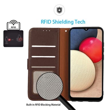 KHAZNEH Til Google Pixel 9A Pung Etui Litchi Struktur Telefoncover
