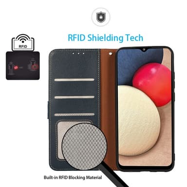 KHAZNEH Til Google Pixel 9A Pung Etui Litchi Struktur Telefoncover