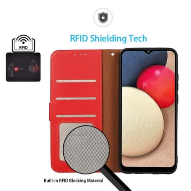 KHAZNEH Til Google Pixel 9A Pung Etui Litchi Struktur Telefoncover