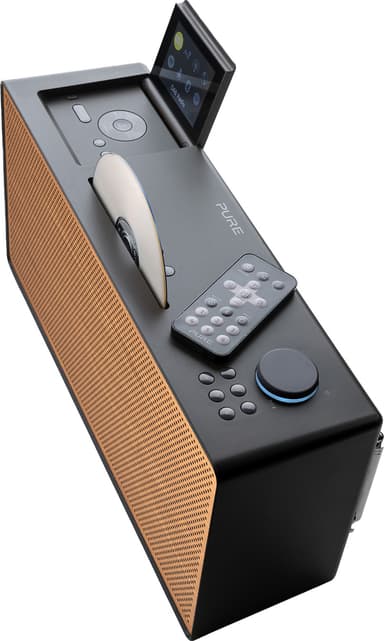 Pure Evoke Home Wood Edition digitalradio (sort)