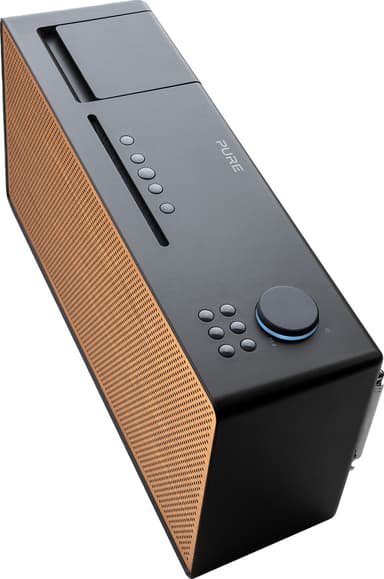 Pure Evoke Home Wood Edition digitalradio (sort)