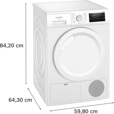 Siemens iQ300 tørretumbler WT43HVE6DN (8 kg)
