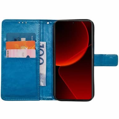 Wallet cover 3-kort Xiaomi 15 Pro - Lyseblå