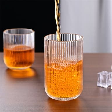 Riflet drikkeglas 400ml