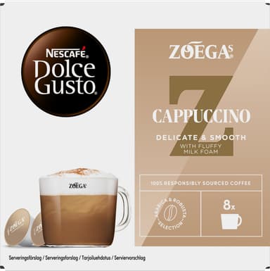Nescafe Dolce Gusto Zoegas Cappuccino kapsler (16 stk.)