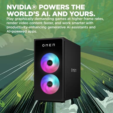 HP Omen 35L i5-14F/16/1TB/4060Ti stationær gaming-computer