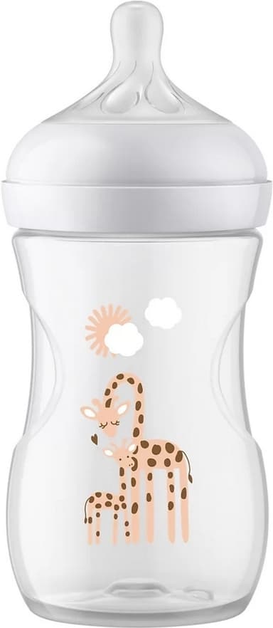 Philips Avent SCY903/66 Natural Response-sutteflaske, 260 ml, giraf