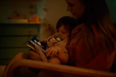 Philips Avent SCF376/14 Ultra Air Nighttime-sutter 6-18 måneder, 2 stk, søvn