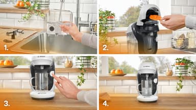 Bosch Tassimo Style kapselkaffemaskine TAS1104 (hvid)