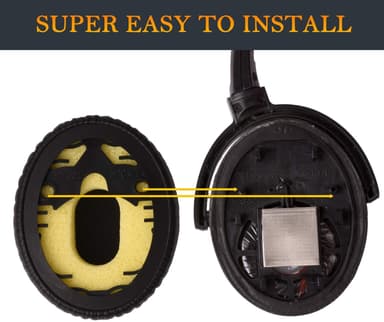 Bose QuietComfort QC 3 ørepuder 1 par kunstlæder Sort