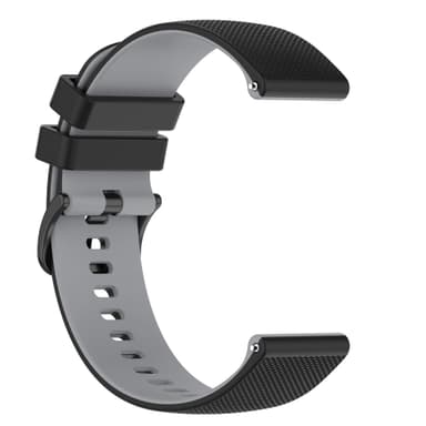 Silikone urrem til Suunto 5 Peak Sort+grå