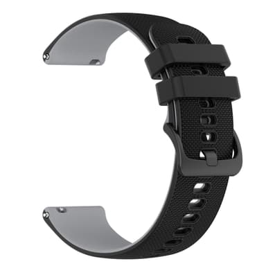 Silikone urrem til Suunto 5 Peak Sort+grå