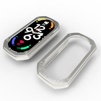 Beskyttende urkasse til Xiaomi Mi Band 4/5/6-serien og NFC-version Hvid
